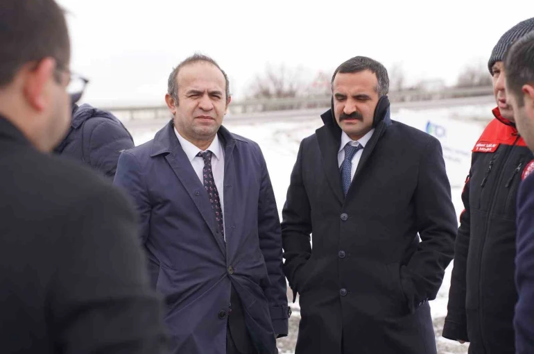 Kayseri OTB’de gece yarısı mesaisi ardından saha incelemesi 