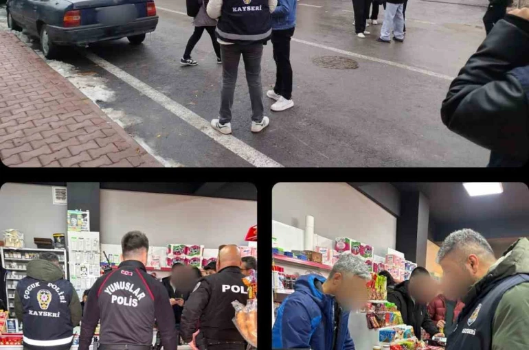 Kayseri’de okul çevresinde 642 şahıs sorgulandı 