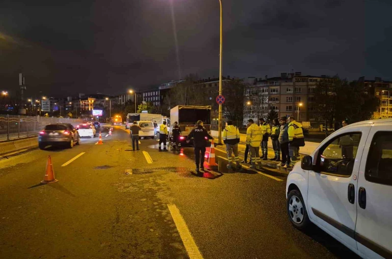 Kaza yapan motosiklet sürücüsü ağır yaralandı 