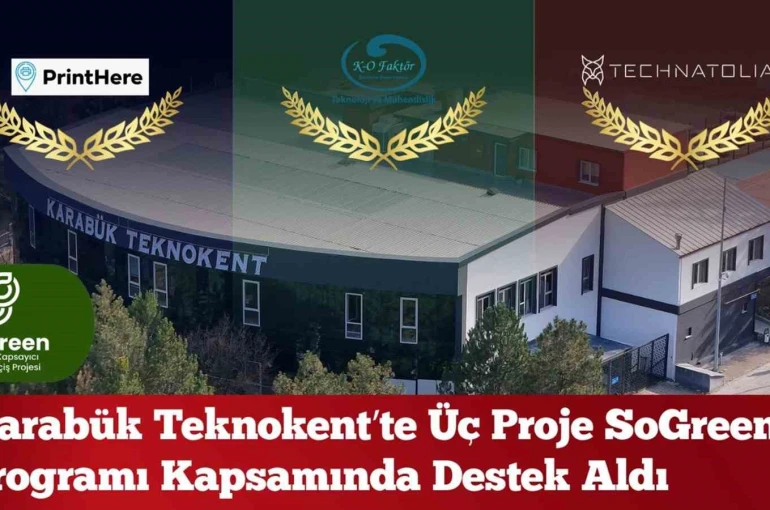 KBÜ mezunları ve akademisyenlerinin kurduğu 3 firmaya SOGREEN desteği