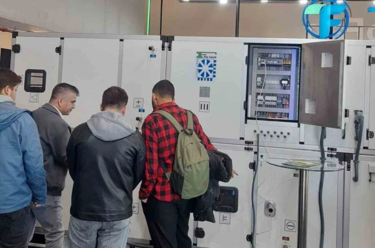 KBÜ öğrencileri iklimlendirme ve soğutma tesislerini yerinde inceledi 