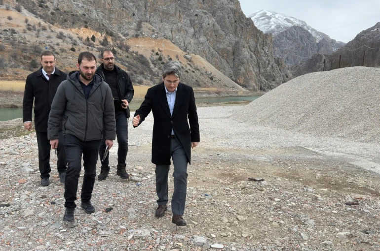 Kemaliye’de planlanan projeler için teknik inceleme başlatıldı 