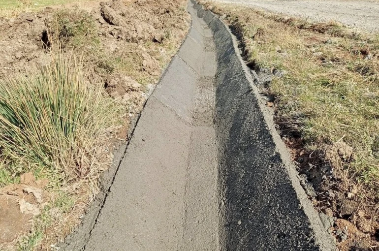 Kepenek köyü sulama tesisi tamamlandı 