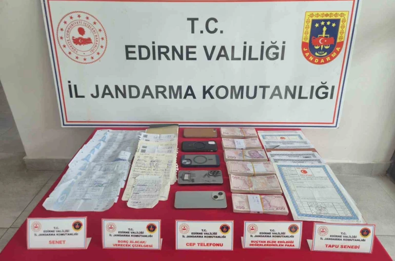 Keşan’da "tefecilik" iddiasıyla gözaltına alınan 6 şüpheli tutuklandı