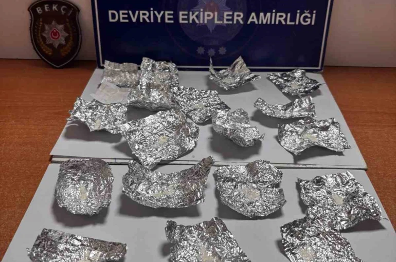 Keşan’da uyuşturucu ile yakalanan 2 şüpheli gözaltına alındı