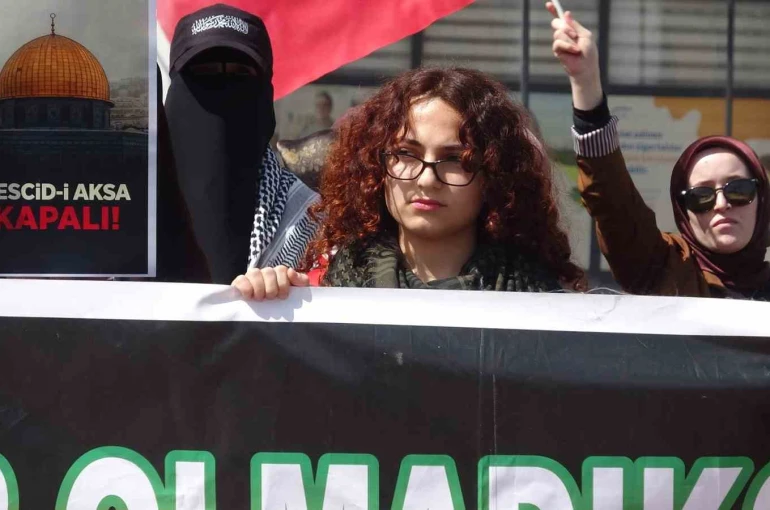 Kilis’te Filistinlilere yönelik idam kararına tepki 