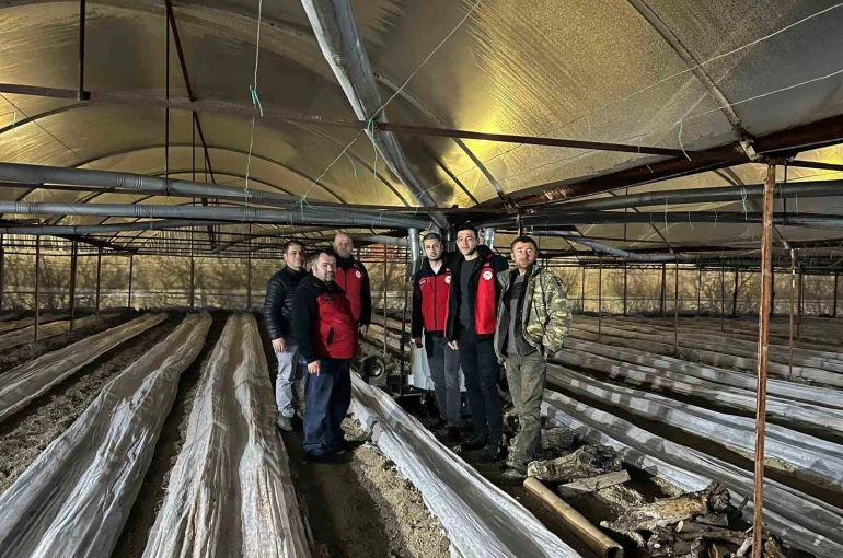 Kiraz bahçelerinde zirai dona karşı nöbet tutuldu 