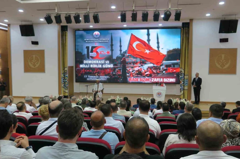 Kırgızistan’da 15 Temmuz şehitleri anıldı 