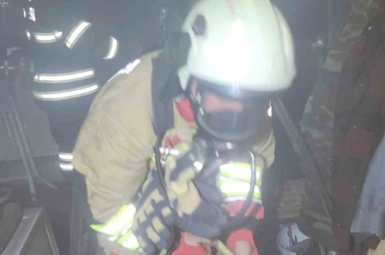 Kırıkhan’da ev yangını 