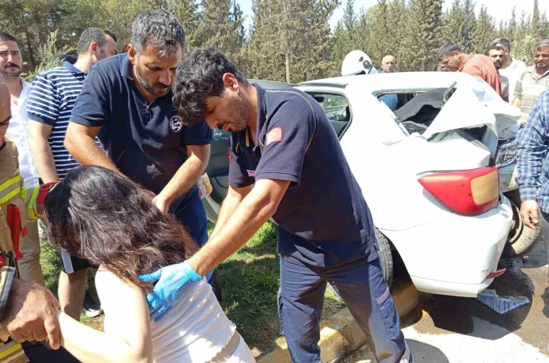 Kırıkhan’da zincirleme trafik kazası: 6 yaralı 