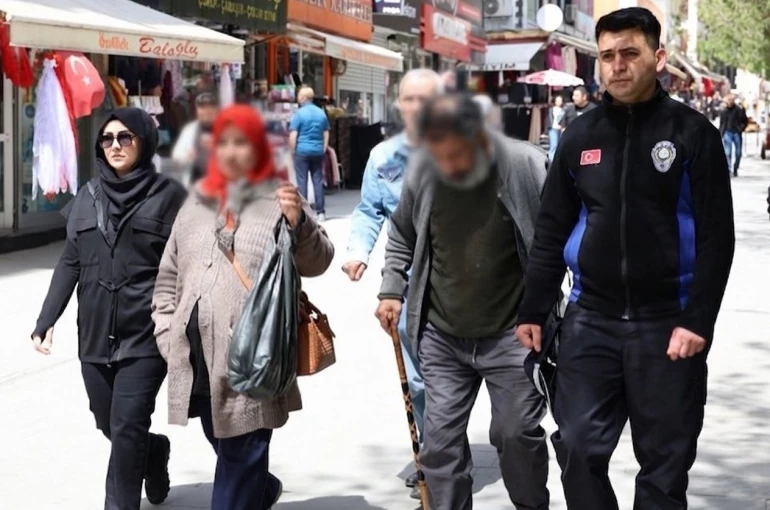 Kırıkkale’de dilencilik yapan şahıslara operasyon 