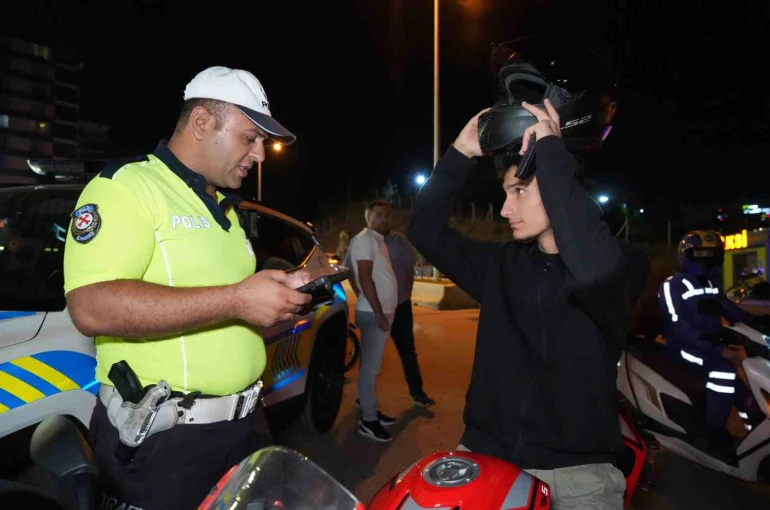 Kırıkkale’de motosiklet denetimleri kask kullanımını artırdı 