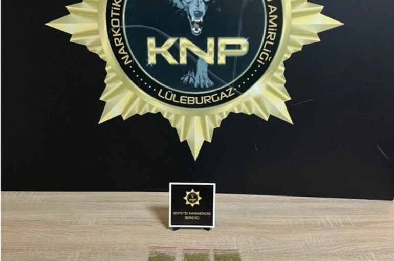 Kırklareli’de uyuşturucu operasyonu: 1 şüpheli tutuklandı 