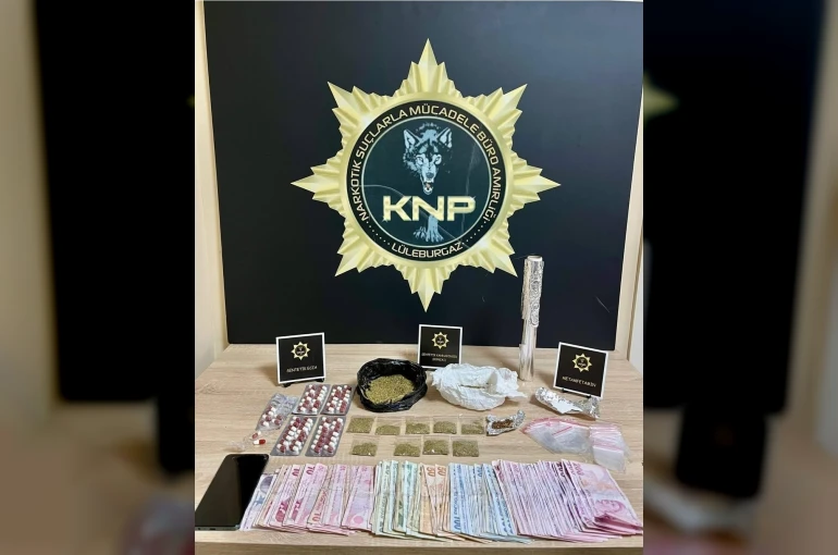 Kırklareli’de uyuşturucu operasyonu: 1 tutuklama 