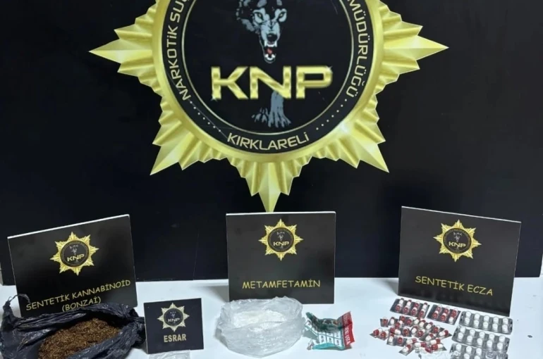 Kırklareli’nde uyuşturucu operasyonu: 1 tutuklama 