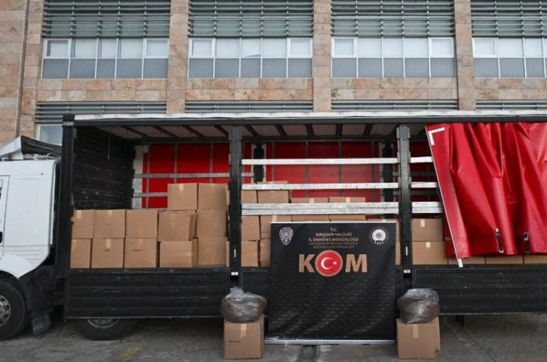 Kırşehir'de 3,5 ton kaçak tütün ele geçirildi