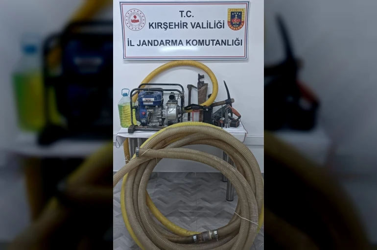 Kırşehir’de kaçak kazı yapan 8 şüpheli suçüstü yakalandı 