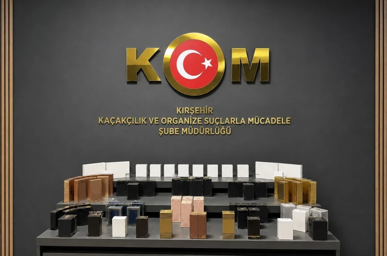 Kırşehir’de kaçak parfüm ve elektronik ürün ele geçirildi