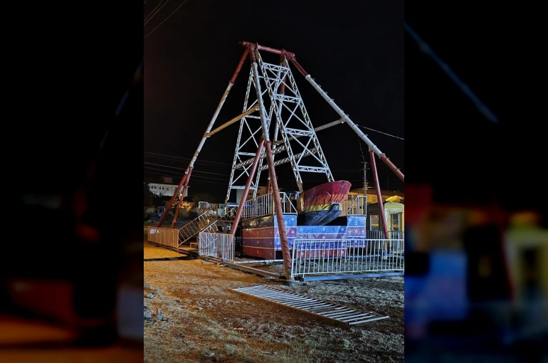 Kırşehir’de lunaparkta iş kazası: Gondoldan düşen işçi yaralandı