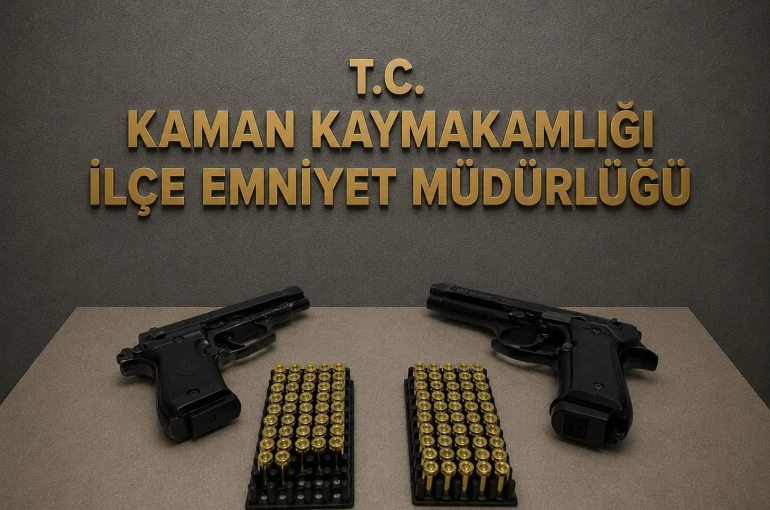 Kırşehir’deki denetimlerde çok sayıda silah ve mühimmat ele geçirildi