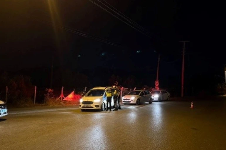 Kızılcaköy’de 43 araç, 71 şahıs kontrol edildi 