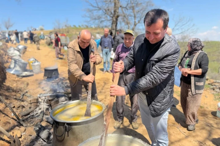 Kızılçukur’da yağmur duası geleneği yaşatıldı 