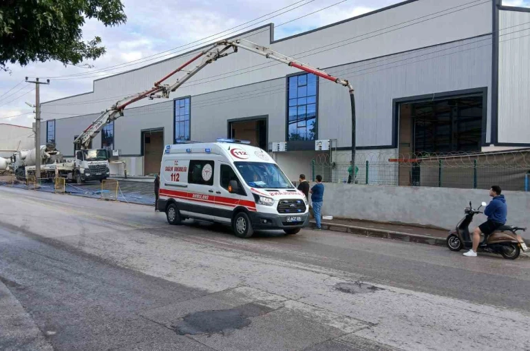 Kocaeli’de fabrika inşaatında akıma kapılan işçi ağır yaralandı 