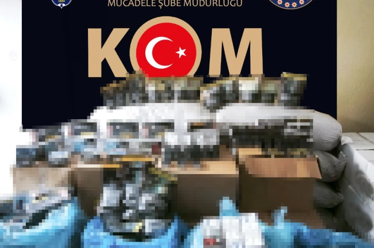 Kocaeli’de kaçak tütün ve elektronik sigara operasyonu