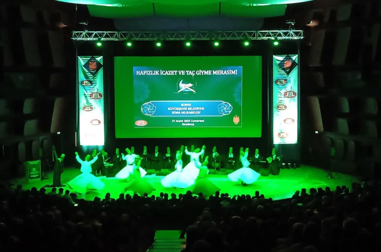 Konya Büyükşehir Fransa’da sema mukabelesi düzenledi