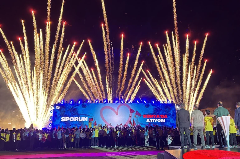 Konya’da 28 ilçeyi buluşturan spor şöleni başladı!