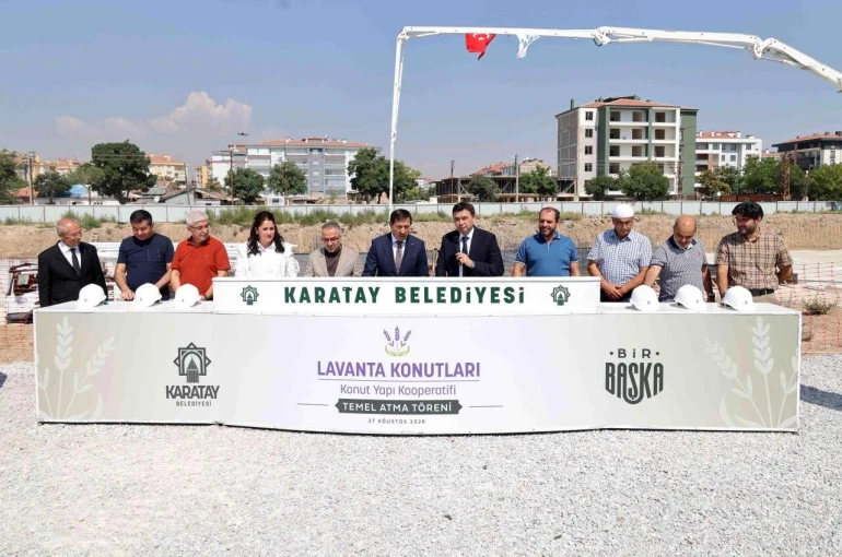 Konya’da 373 Aileyi Ev Sahibi Yapacak Projede Temeller Atıldı!