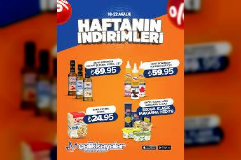 Konya’da raftaki fiyatlar değişti! Çelikkayalar yeni indirimi duyurdu