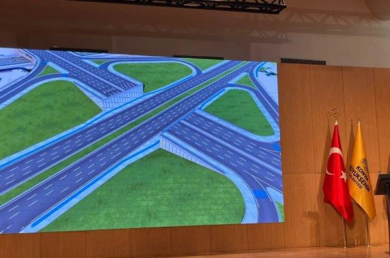 Konya trafiğinin kalbindeki köprülü kavşak yıkılıyor
