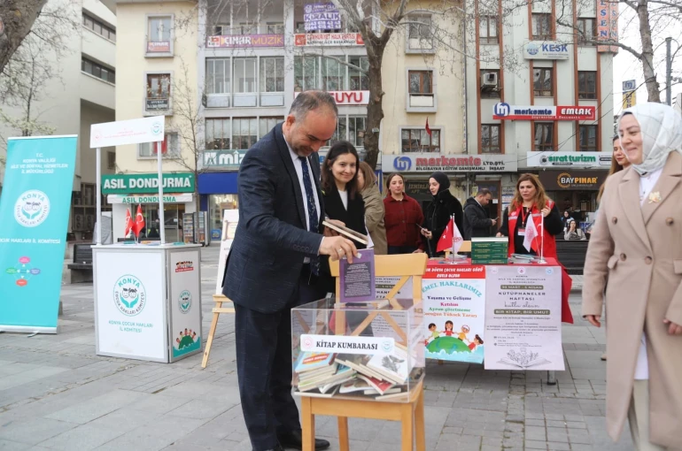 Konya’da çocuk evlerine kütüphaneler oluşturuluyor 