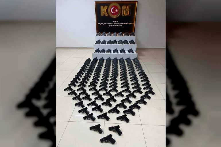 Konya’da kaçak silah operasyonu: 3 tutuklama