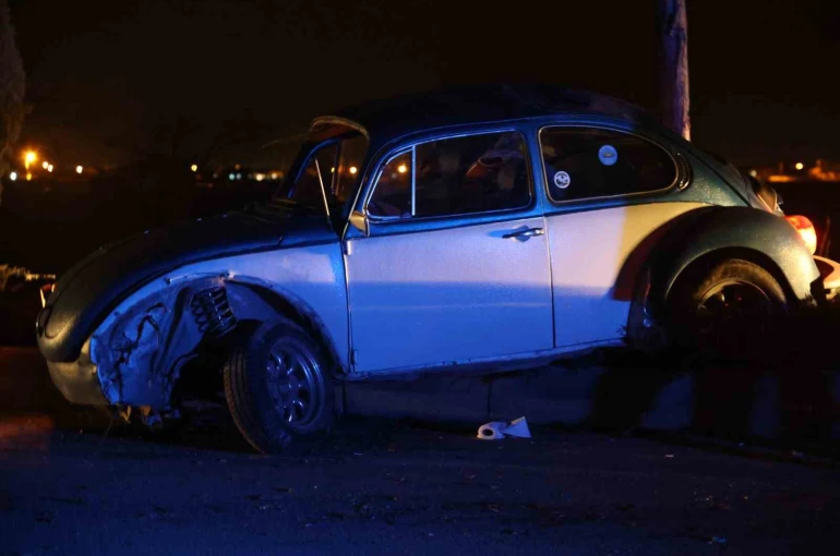 Konya’da kontrolden çıkan otomobil takla attı: 3 yaralı