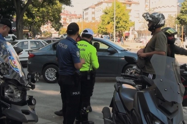 Konya’da motosiklet uygulaması 