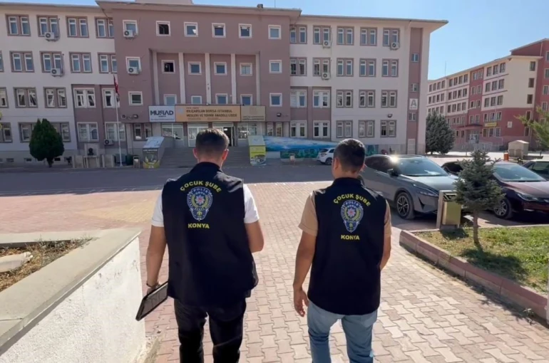 Konya’da öğrencilerin güvenliği için okul kantinleri, çevreleri, park ve bahçeler denetlendi