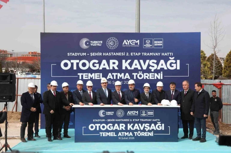 Konya’da Otogar Kavşağı’nın temeli atıldı 