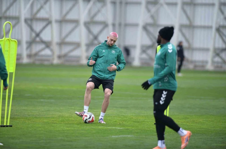 Konyaspor, Corendon Alanyaspor maçı hazırlıklarına devam etti 