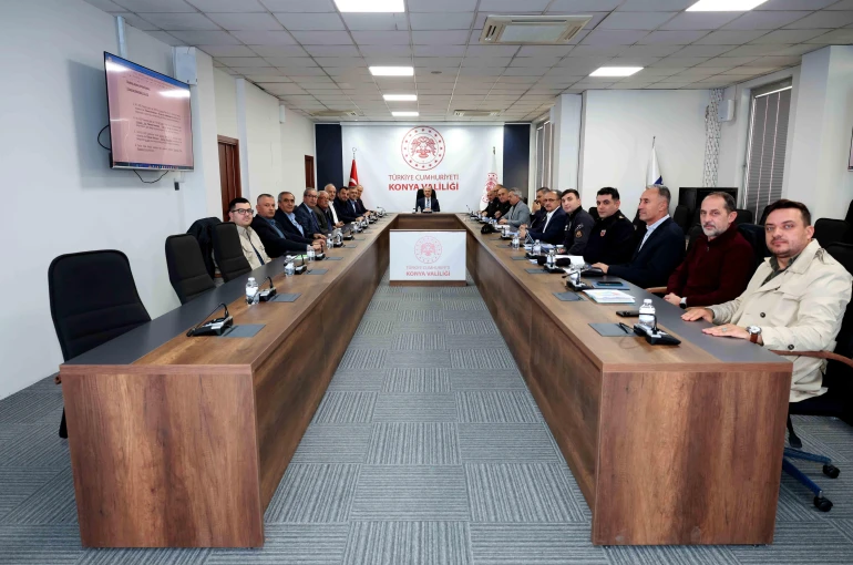 Konyaspor maçlarının güvenlik tedbirleri masaya yatırıldı