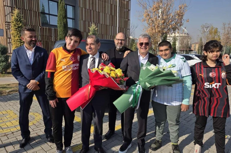 Konyaspor ve Galatasaray başkanlarından anlamlı ziyaret