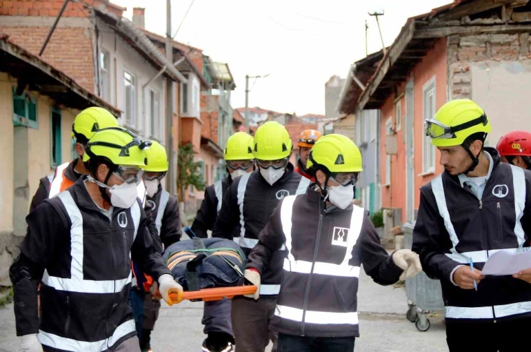 KOSB arama kurtarma ekibi, AFAD tatbikatında aktif görev üstlendi 