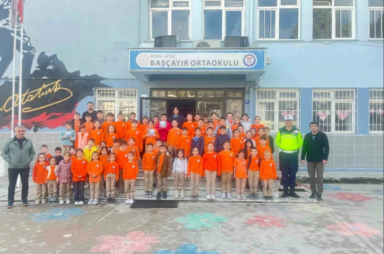 Köşk’te 70 öğrenci trafik dedektifi oldu 