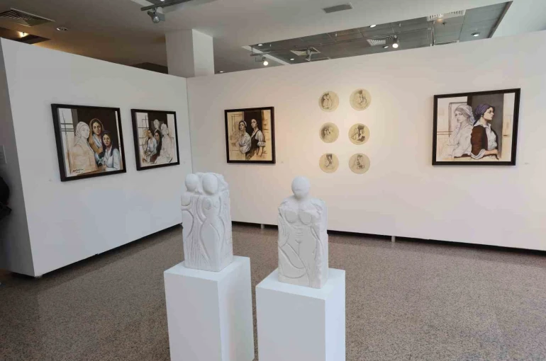 Küçükçekmece’de Zemin ve iz derindeki ses’ sergisi açıldı 