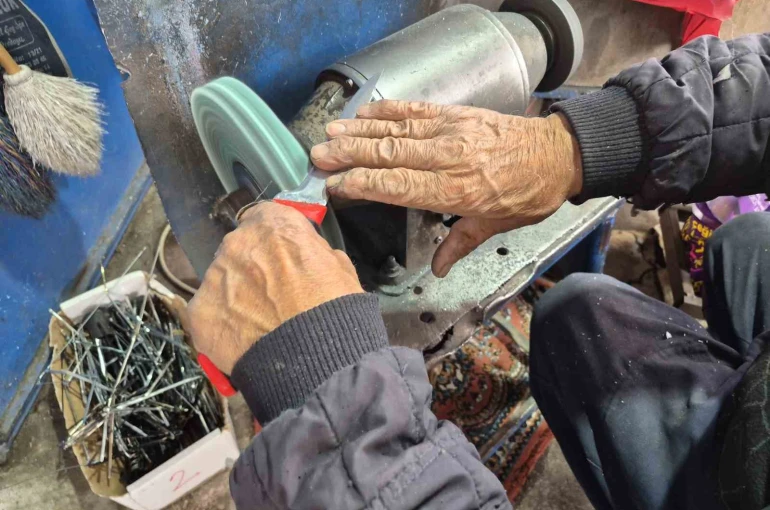 Kurban Bayramı için bıçak bileme işlemleri başladı 