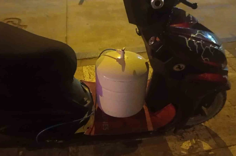 Kurduğu düzenek başını yaktı, 14 yaşındaki sürücüye 40 bin TL ceza 