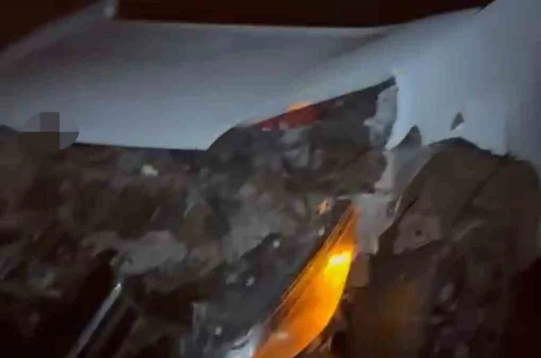 Kurtalan’da maddi hasarlı kaza 