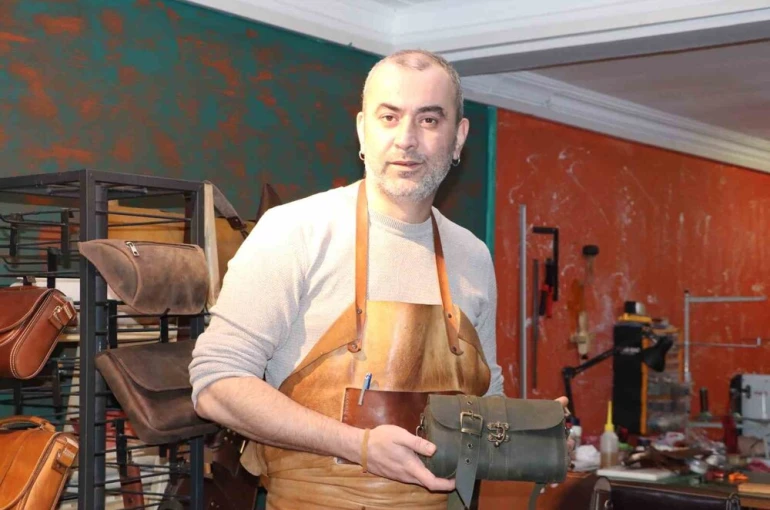 Kurumsal hayatı bırakıp huzuru, açtığı deri atölyesinde buldu