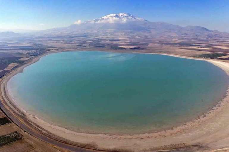 Kuş cenneti Arin Gölü gün geçtikçe alan kaybediyor 